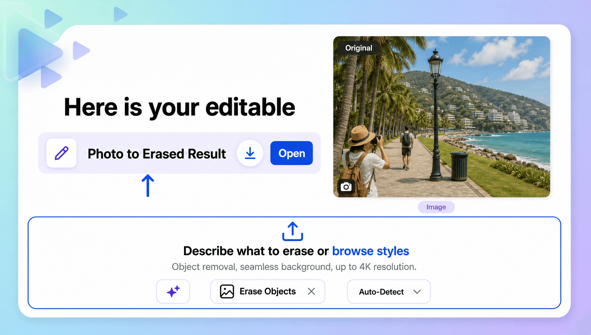 Free AI Image Eraser Online, Remove Unwanted Objects Free AI Image Eraser Online, Remove Unwanted Objects